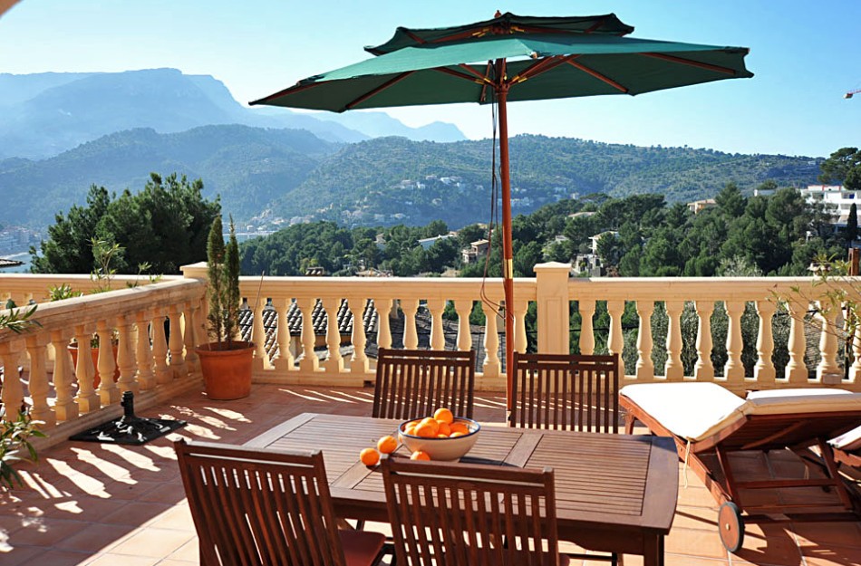 Die große Sonnenterrasse