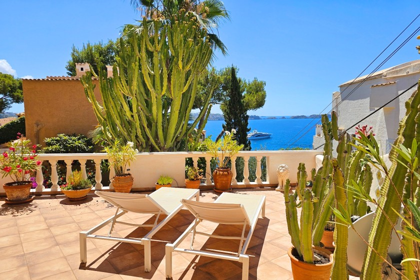 Die schöne Meerblickterrasse